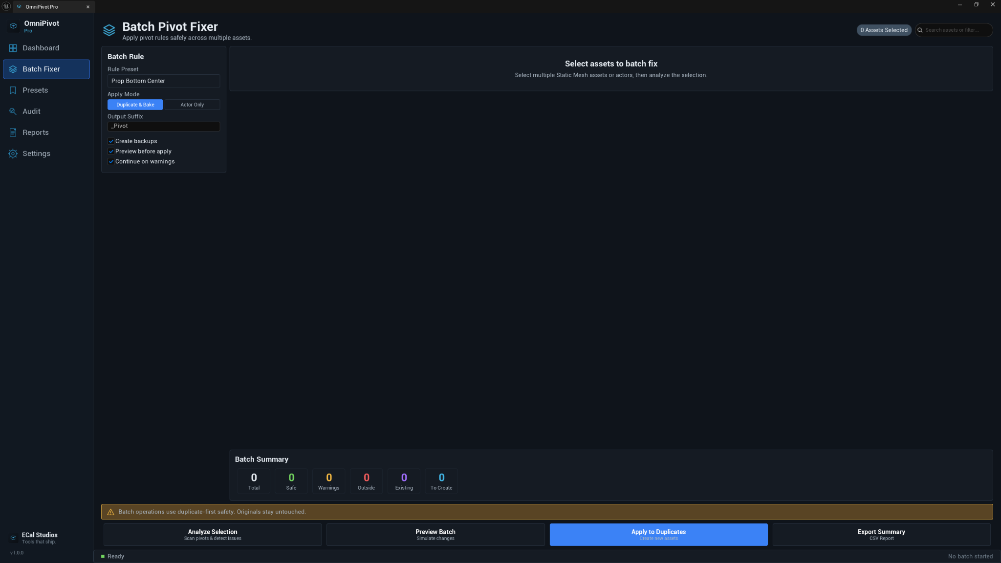 OmniPivot Pro Batch Fixer