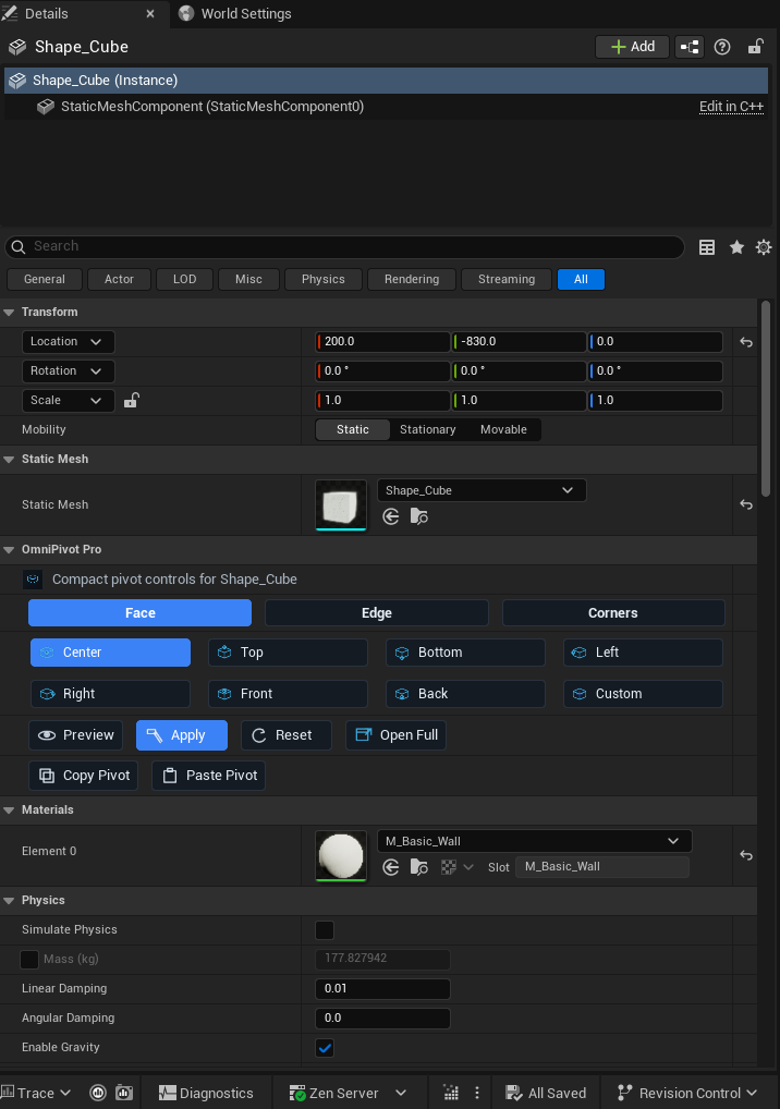 OmniPivot Pro Details Panel integration
